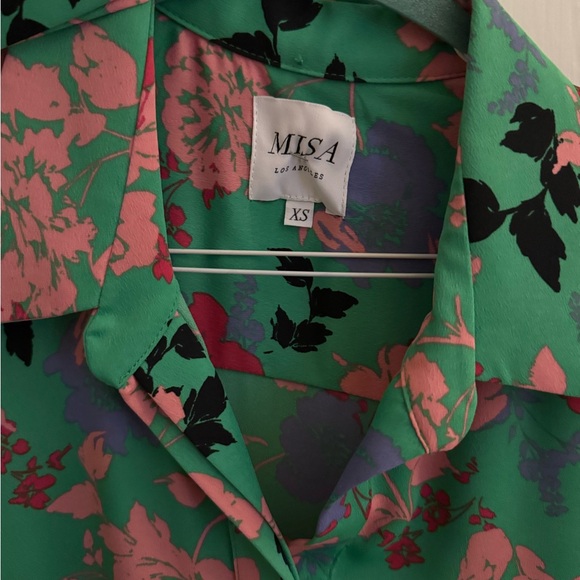 MISA green Esmee dress - Picture 6 of 8